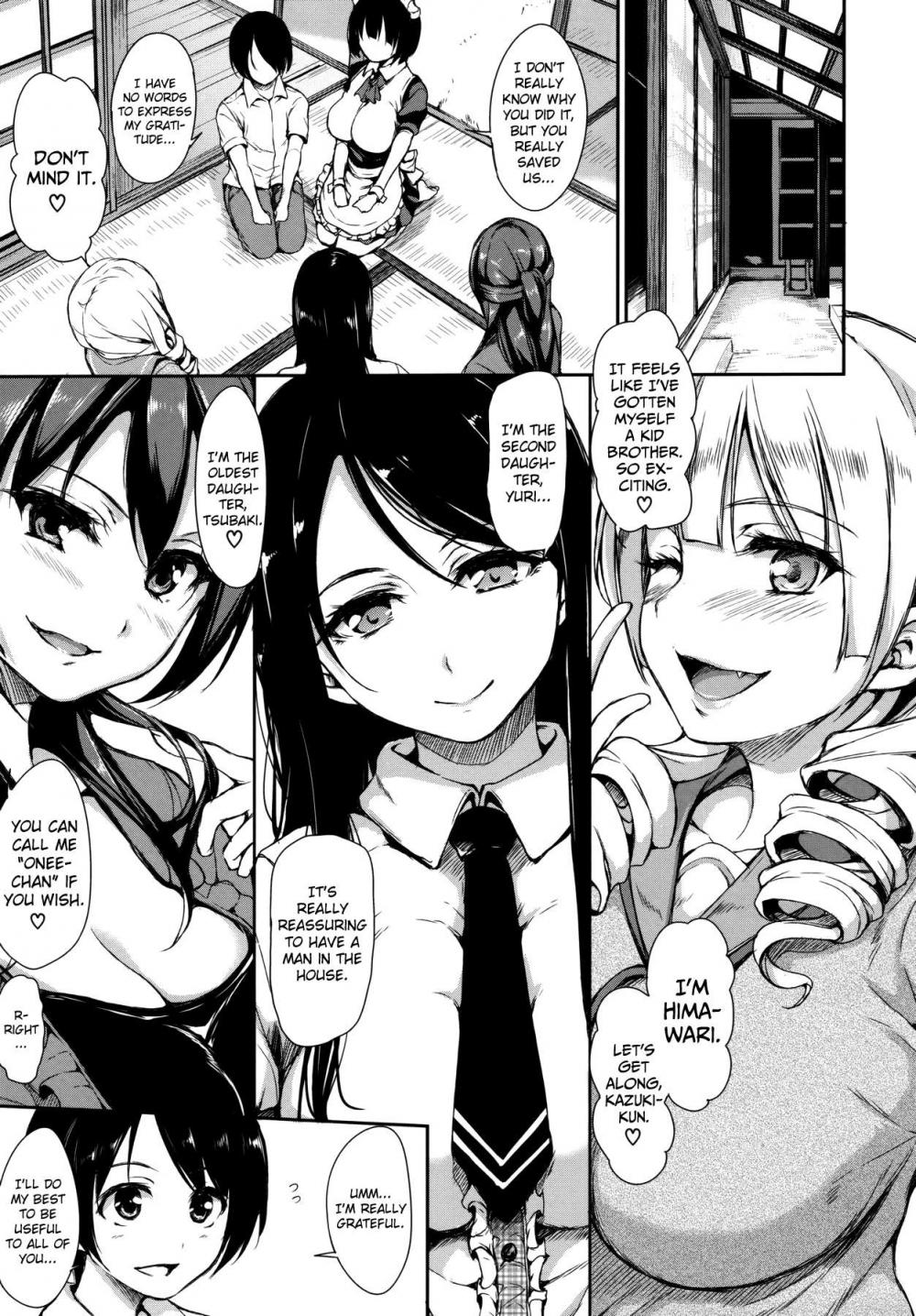 Hentai Manga Comic-At Home Harem FudeoroSisters-Chapter 3-11